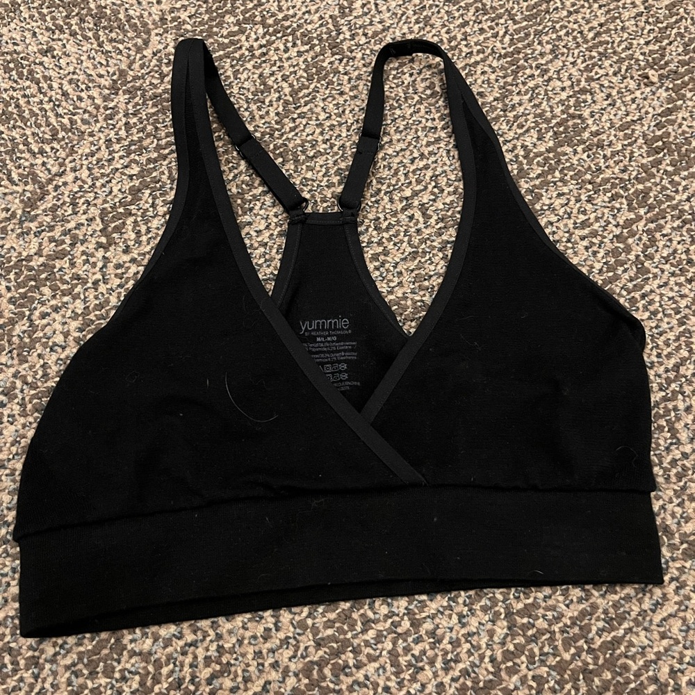 🌻3 for $30🌻Yummie Black Women's V-Neck Bra